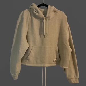 Savage X Fenty Hooded Cropped Sweatshirt in wheat color size 3X